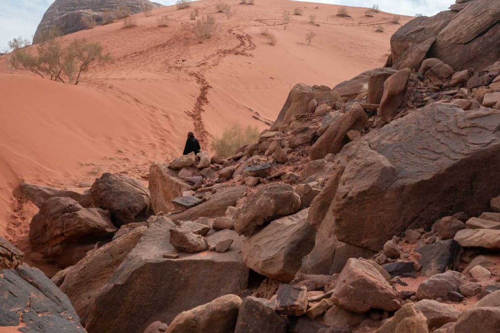 Wadi Rum Düne Abu Breshmana