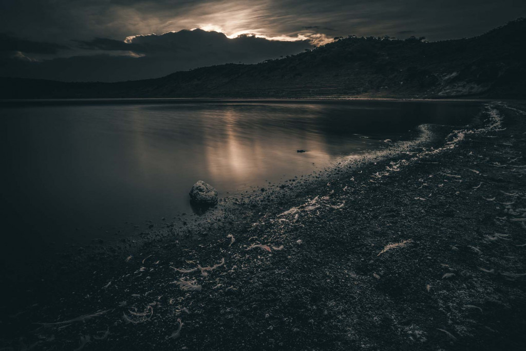 Chitu Lake Sonnenuntergang
