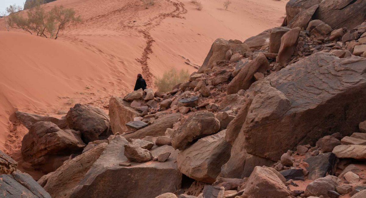 Wadi Rum Düne Abu Breshmana